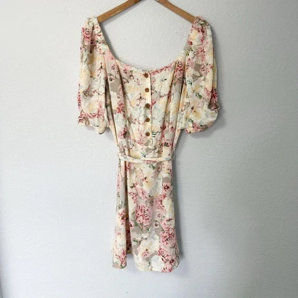 lauren conrad pink floral dress My August Collection